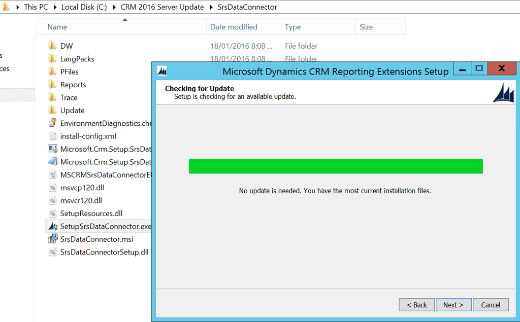 install reporting extensions